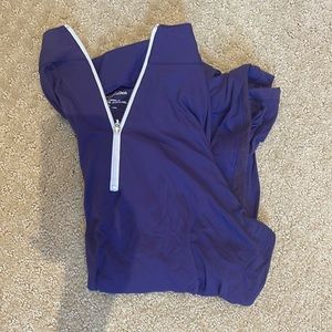 Purple Tailored Sportsman Riding Shirt